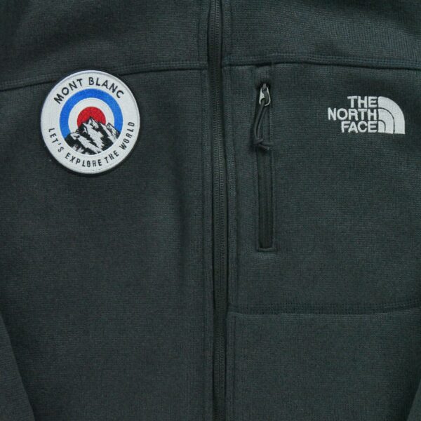 Veste polaires homme manches longues noir The North Face Col Montant