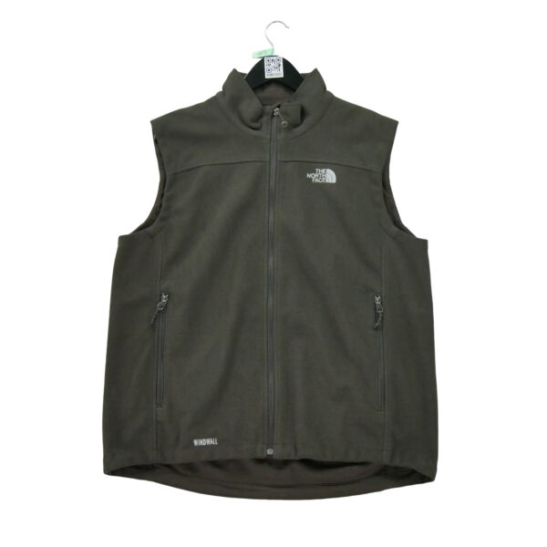 Veste polaires homme sans manches marron The North Face Col Montant