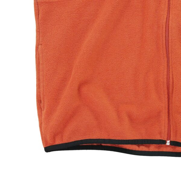 Veste polaires homme sans manches orange Adidas Col Montant