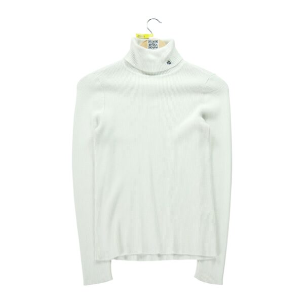 Pull Femme  col roulé Blanc