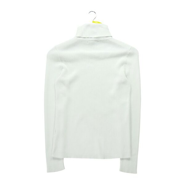 Pull Femme  col roulé Blanc – Image 2