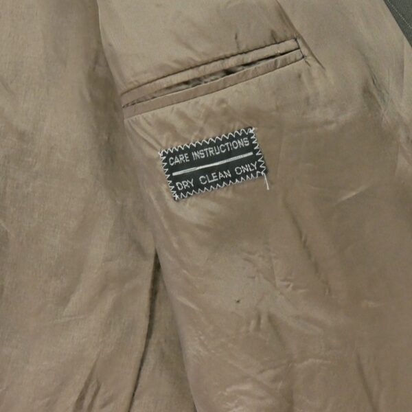 Blazer homme manches longues marron Armani Motif a rayures Col Revert