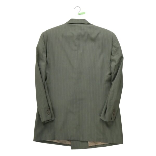 Blazer homme manches longues marron Armani Motif a rayures Col Revert