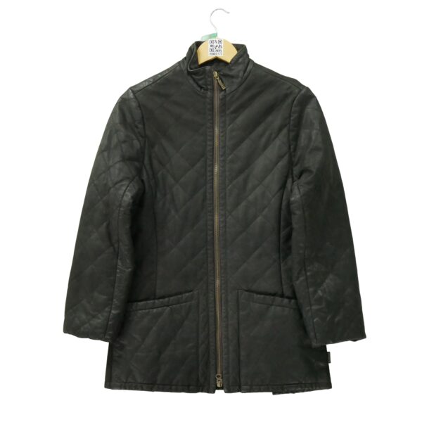 Blouson femme manches longues marron Barbour Col Montant