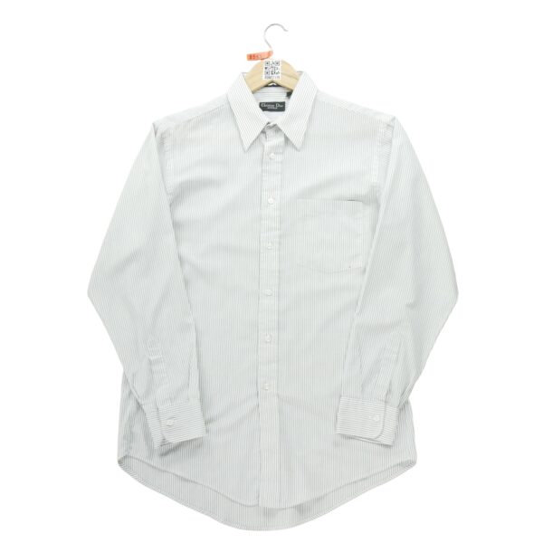 Chemise classiques homme manches longues blanc Dior Motif a rayures