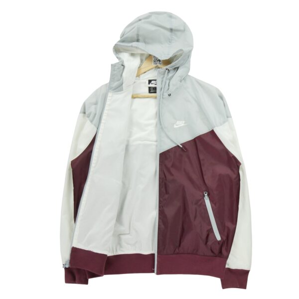 Coupe vent homme manches longues bordeaux Nike Col Montant