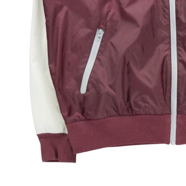 Coupe vent homme manches longues bordeaux Nike Col Montant