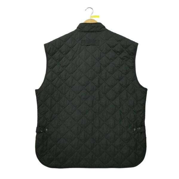 Doudoune homme sans manches noir Barbour Col Montant