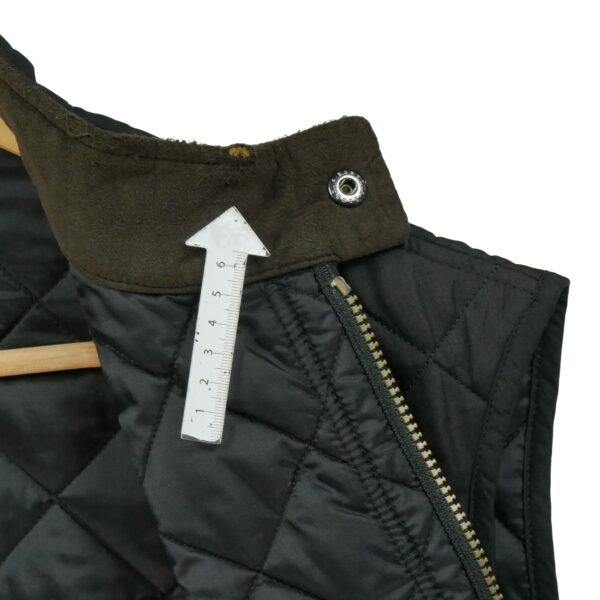 Doudoune homme sans manches noir Barbour Col Montant