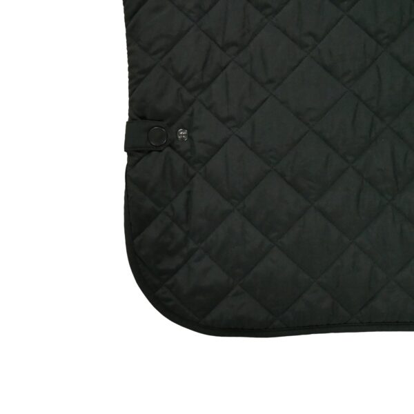 Doudoune homme sans manches noir Barbour Col Montant