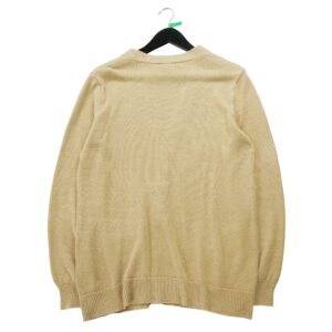 Gilet femme manches longues beige Lauren Ralph Lauren Col Chale