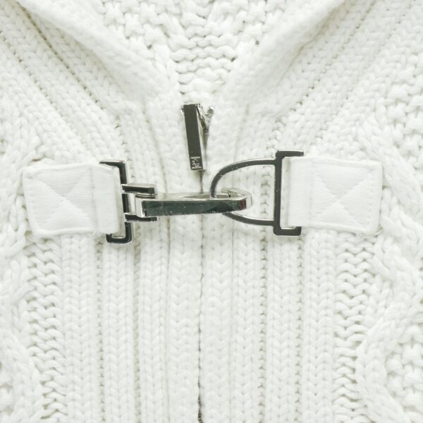 Gilet femme manches longues blanc Lauren Ralph Lauren Col Chale