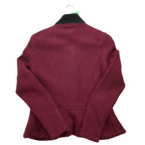 Gilet femme manches longues bordeaux Ralph Lauren Col Montant