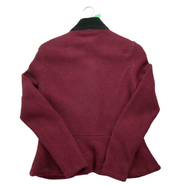 Gilet femme manches longues bordeaux Ralph Lauren Col Montant