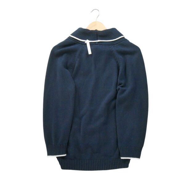 Gilet femme manches longues marine Ralph Lauren Col Chale
