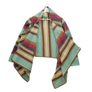 Gilet femme manches longues marron Lauren Ralph Lauren Motif a rayures Col Chale