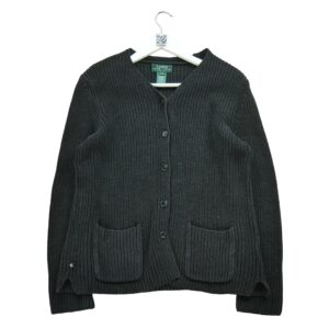 Gilet femme manches longues noir Lauren Ralph Lauren Col V