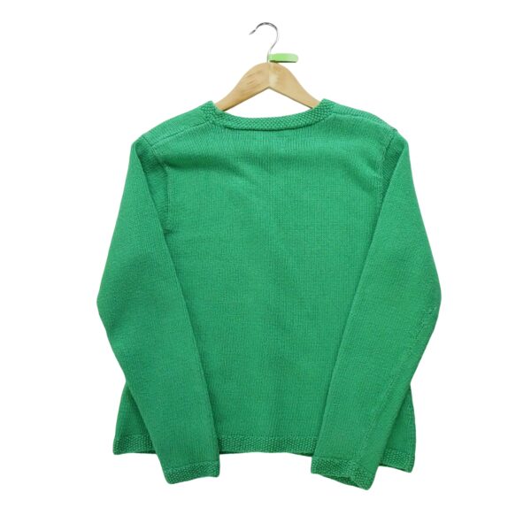 Gilet femme manches longues vert Ralph Lauren Col V