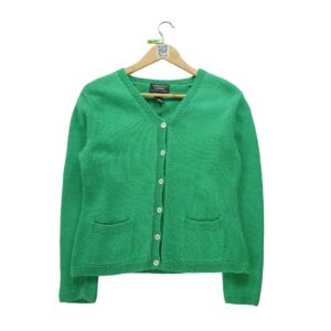 Gilet femme manches longues vert Ralph Lauren Col V