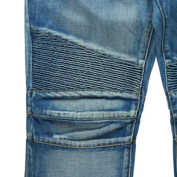 Jean coupe ajustee homme bleu Vintage
