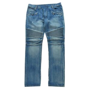 Jean coupe ajustee homme bleu Vintage