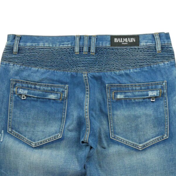 Jean coupe ajustee homme bleu Vintage