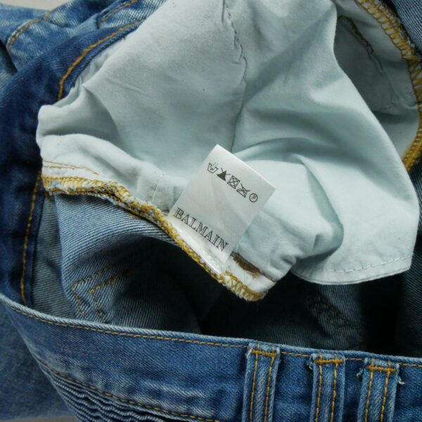Jean coupe ajustee homme bleu Vintage