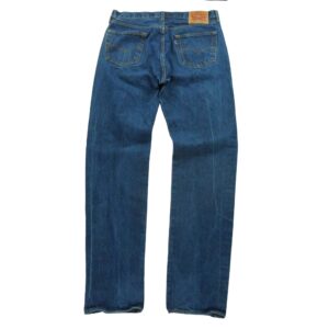 Jean coupe droite homme bleu Vintage