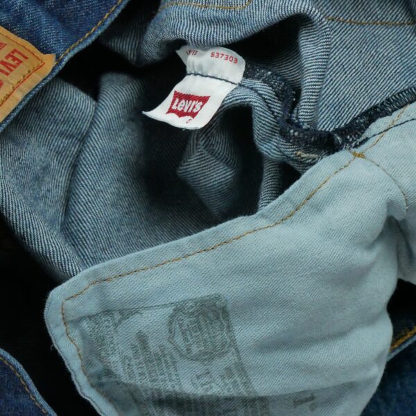 Jean coupe droite homme bleu Vintage