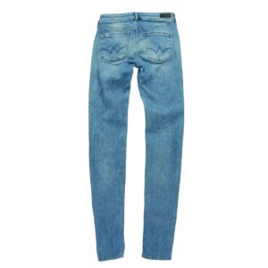 Jean coupe skinny femme bleu clair Vintage
