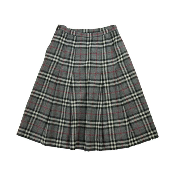 Jupe midi femme gris Burberry