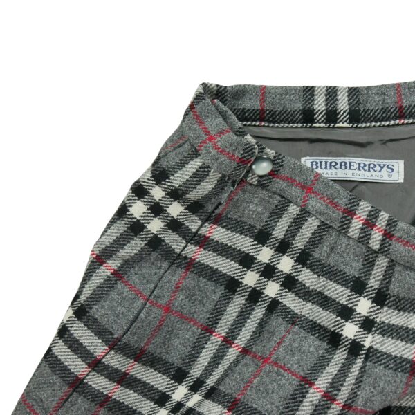Jupe midi femme gris Burberry