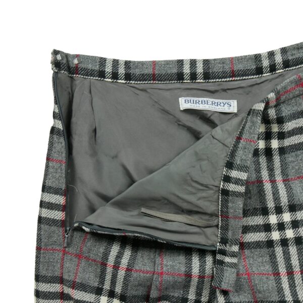 Jupe midi femme gris Burberry