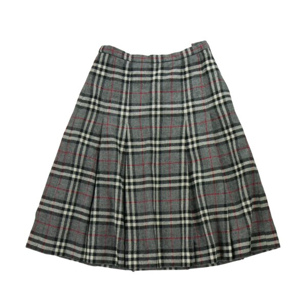 Jupe midi femme gris Burberry