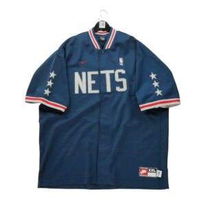 Maillot manches courtes homme marine Nike Equipe Brooklyn Nets