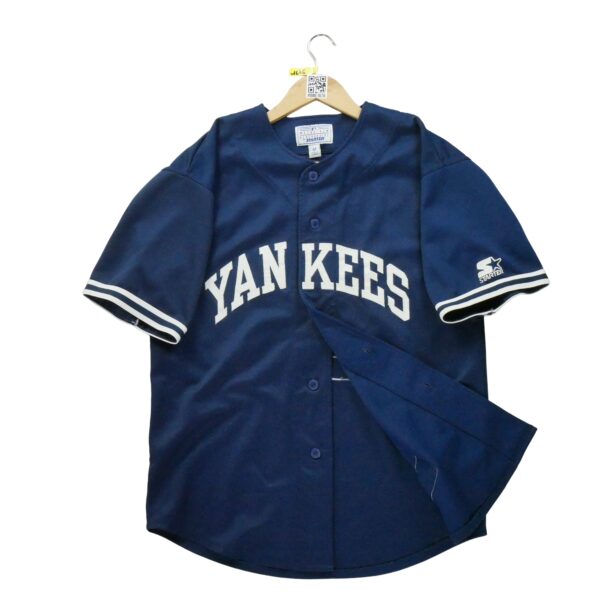 Maillot manches courtes homme marine Starter Equipe New York Yankees