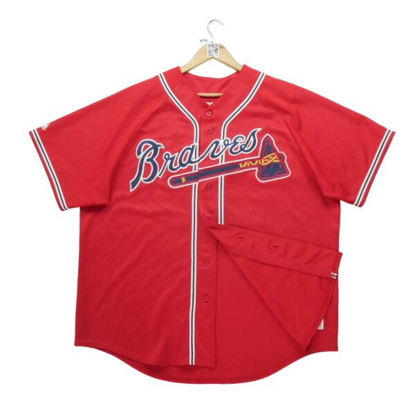 Maillot manches courtes homme rouge Majestic Equipe Atlanta Braves