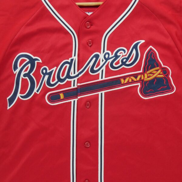 Maillot manches courtes homme rouge Majestic Equipe Atlanta Braves