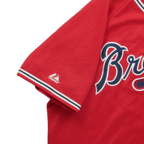 Maillot manches courtes homme rouge Majestic Equipe Atlanta Braves
