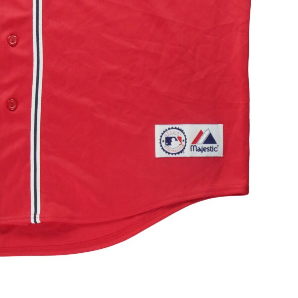 Maillot manches courtes homme rouge Majestic Equipe Atlanta Braves
