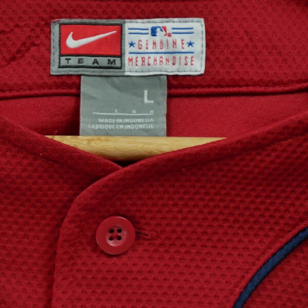 Maillot manches courtes homme rouge Nike Equipe Los Angeles Angels