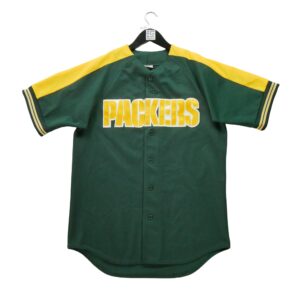Maillot manches courtes homme vert Majestic Equipe Green Bay Packers