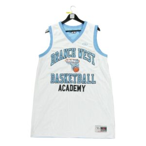 Maillot sans manches homme blanc Vintage