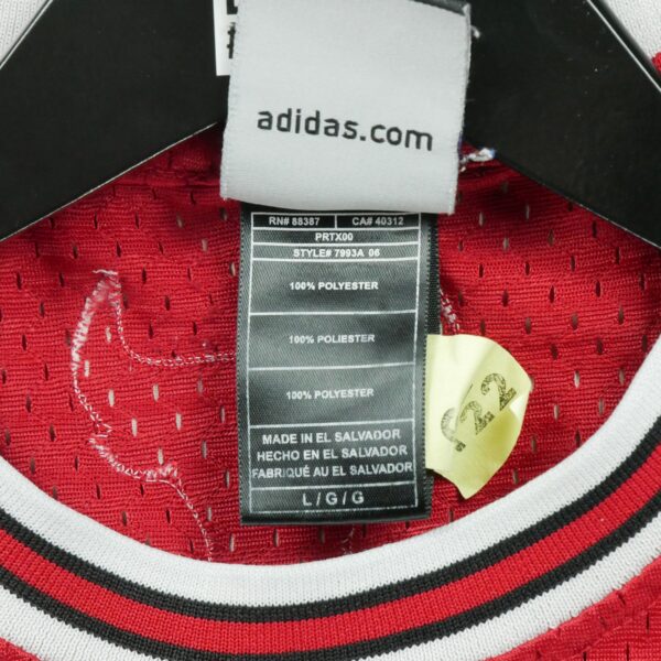 Maillot sans manches homme rouge Adidas Equipe Chicago Bulls