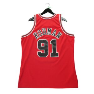 Maillot sans manches homme rouge Mitchell and Ness Equipe Chicago Bulls