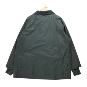 Parka homme manches longues noir Vintage Col Harrington