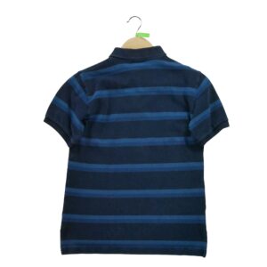 Polo manches courtes enfant marine Polo Ralph Lauren Motif a rayures Col Polo