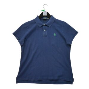 Polo manches courtes femme marine Polo Ralph Lauren Col Polo