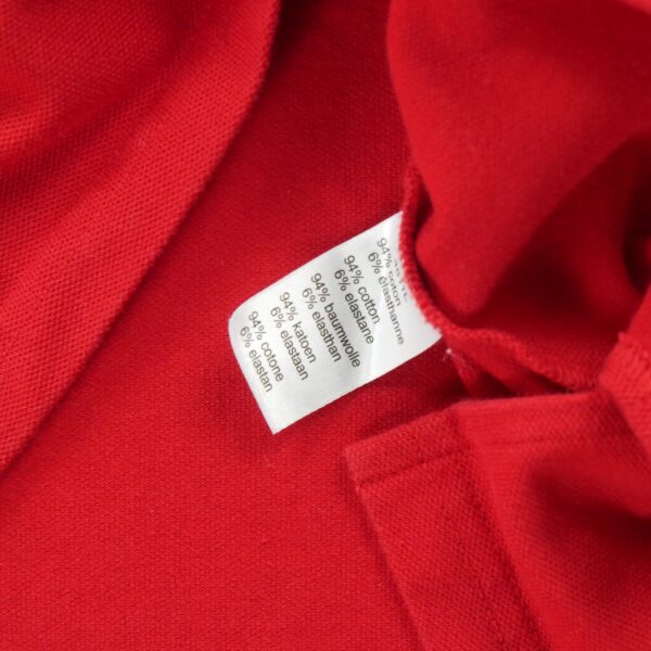 Polo manches courtes femme rouge Lacoste Col Polo