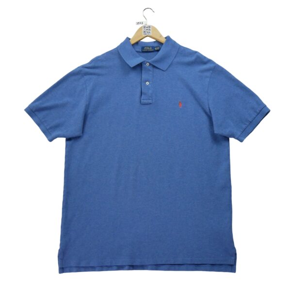 Polo manches courtes homme bleu clair Polo Ralph Lauren Col Polo